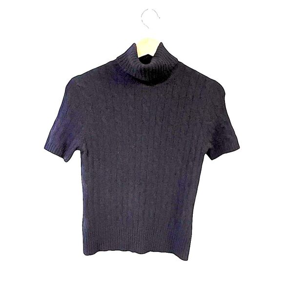 Vtg Lord & Taylor Womens Cable Knit Cashmere Sweater Sz M Quiet Luxury Old Money - Picture 1 of 6